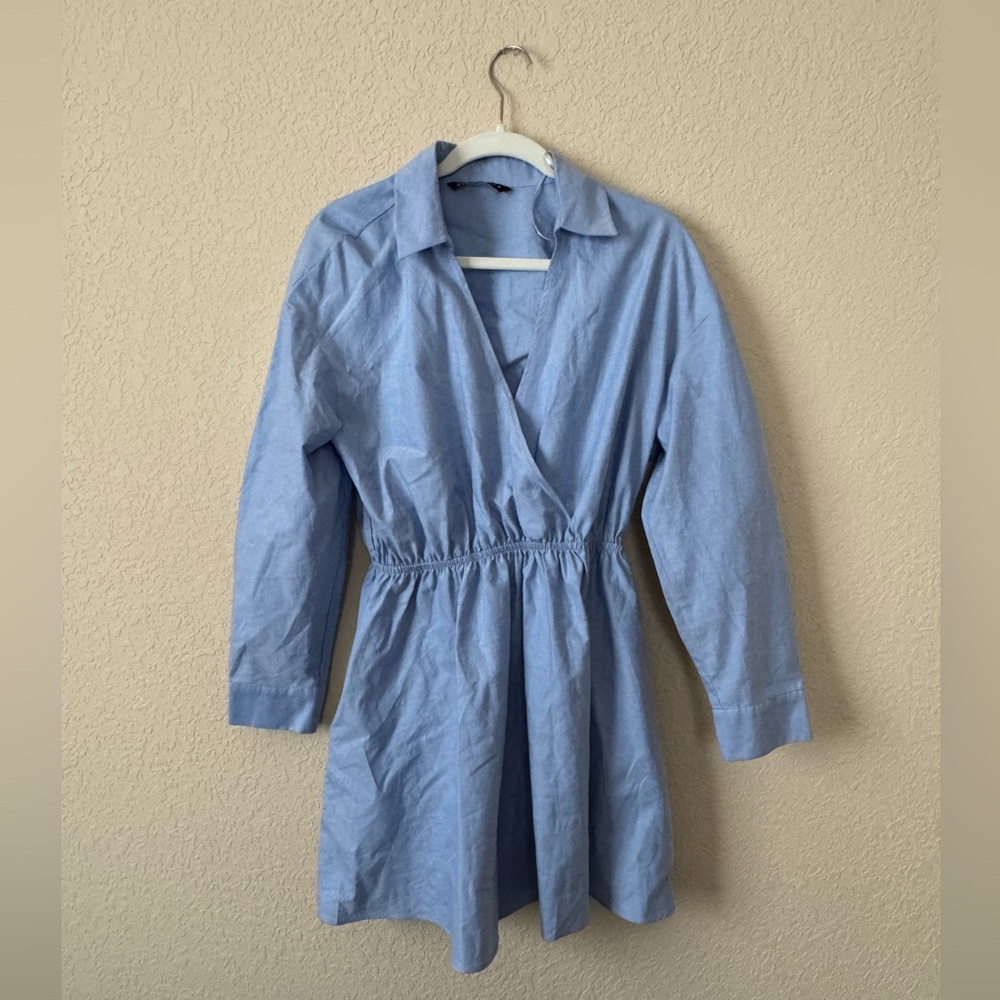 Zara Shirt Dress, Size Medium